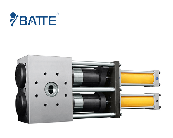 熔噴雙柱液壓換網器